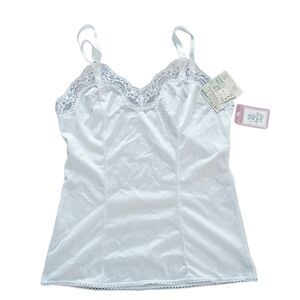 Vintage 70s/80s Peter Pan Cami Lingerie Slip New With Tags Antron III Nylon S